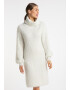 usha WHITE LABEL Rochie tricotat alb - Pled.ro