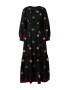 Vanessa Bruno Rochie bej / albastru deschis / roz / negru - Pled.ro