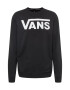 VANS Bluză de molton negru / alb - Pled.ro