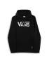 VANS Bluză de molton negru / alb - Pled.ro