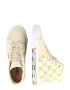 VANS Sneaker înalt crem / verde deschis / roz deschis / alb - Pled.ro