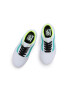 VANS Sneaker 'Comfy Cush' azur / verde neon / negru / alb - Pled.ro