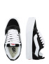 VANS Sneaker low 'Knu Stack' negru / alb - Pled.ro