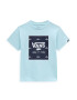 VANS Tricou albastru noapte / albastru deschis / alb - Pled.ro