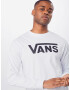 VANS Tricou 'Classic' negru / alb - Pled.ro