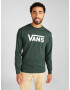 VANS Tricou 'Classic' verde închis / alb - Pled.ro