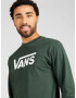 VANS Tricou 'Classic' verde închis / alb - Pled.ro