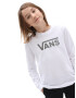 VANS Tricou 'GR FLYING V LS BF' negru / alb - Pled.ro