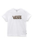 VANS Tricou maro deschis / negru / alb - Pled.ro