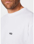 VANS Tricou 'MN LEFT CHEST LS' negru / alb - Pled.ro