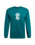 VANS Tricou 'SHADOW' verde smarald / alb - Pled.ro