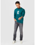 VANS Tricou 'SHADOW' verde smarald / alb - Pled.ro