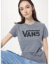 VANS Tricou 'WM FLYING' gri / negru - Pled.ro