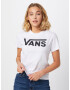 VANS Tricou 'WM FLYING V CREW' negru / alb - Pled.ro