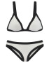 VENICE BEACH Costum de baie sport negru / alb - Pled.ro