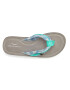 VENICE BEACH Flip-flops turcoaz / alb - Pled.ro