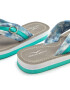 VENICE BEACH Flip-flops turcoaz / alb - Pled.ro