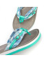 VENICE BEACH Flip-flops turcoaz / alb - Pled.ro