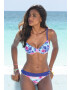 VENICE BEACH Slip costum de baie albastru cobalt / albastru deschis / roz - Pled.ro