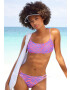 VENICE BEACH Slip costum de baie lila / corai - Pled.ro