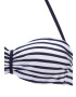 VENICE BEACH Sutien costum de baie bleumarin / alb - Pled.ro