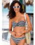 VENICE BEACH Sutien costum de baie negru / alb - Pled.ro