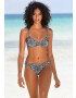 VENICE BEACH Sutien costum de baie 'Sugar' negru / alb - Pled.ro