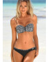 VENICE BEACH Sutien costum de baie 'Sugar' negru / alb - Pled.ro