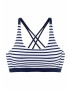 VENICE BEACH Sutien costum de baie 'Summer' bleumarin / alb - Pled.ro