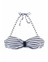 VENICE BEACH Sutien costum de baie 'Summer' bleumarin / alb - Pled.ro