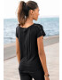 VENICE BEACH Tricou bej / negru - Pled.ro