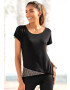 VENICE BEACH Tricou bej / negru - Pled.ro