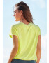 VENICE BEACH Tricou galben citron / gri grafit / alb - Pled.ro