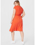 Vero Moda Curve Rochie 'JUNE' roșu orange - Pled.ro