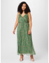 Vero Moda Curve Rochie 'Smilla' galben / verde smarald / verde închis / portocaliu - Pled.ro