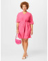 Vero Moda Curve Rochie 'Unye' fucsia - Pled.ro