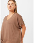 Vero Moda Curve Tricou 'AYA' maro deschis - Pled.ro