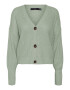 VERO MODA Geacă tricotată 'Lea' verde pastel - Pled.ro