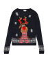 Vero Moda Girl Pulover 'NEWFROSTYDEER' bleumarin / maro / roșu / alb murdar - Pled.ro