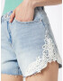 VERO MODA Jeans albastru deschis / alb - Pled.ro