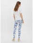 VERO MODA Leggings 'Maxi' albastru porumbel / alb - Pled.ro