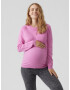 Vero Moda Maternity Pulover 'Happiness' roz eozină - Pled.ro