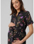 Vero Moda Maternity Rochie tip bluză 'Easy' verde / lila / roz / negru - Pled.ro