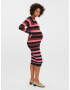 Vero Moda Maternity Rochie tricotat 'CLEO' maro / roz / negru - Pled.ro