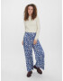 VERO MODA Pantaloni 'DAISY' albastru / alb - Pled.ro