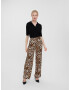 VERO MODA Pantaloni 'Simply' maro / negru / alb - Pled.ro