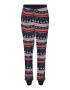 VERO MODA Pantaloni 'Xmas' bleumarin / roșu / alb - Pled.ro