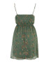 Vero Moda Petite Rochie de vară 'Smilla' verde jad / verde închis / portocaliu / roz - Pled.ro