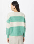 VERO MODA Pulover 'Doffy' verde amestecat / alb - Pled.ro