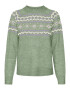 VERO MODA Pulover 'Fifi Fairisle' galben deschis / verde / lila - Pled.ro